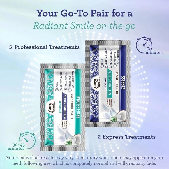 Teeth Whitening Strips - 7-Day Treatment with Non-Slip, Dry Strip Technology - W - Picture 7 of 9